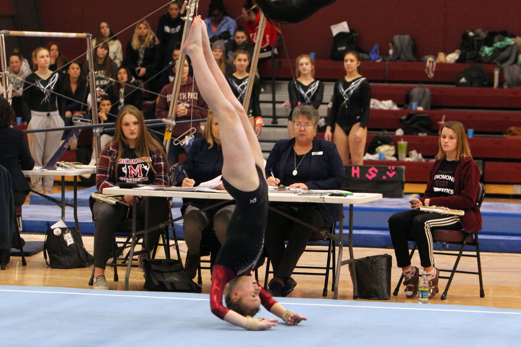 Big Rivers Conference Gymnastics Triangular at Menomonie 1-23-20